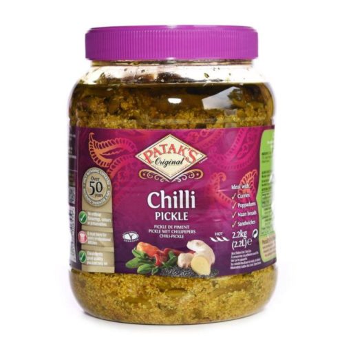 Pataks Chilli Pickle 2,2kg x 2 (Etikett) - Ny Ankomst 09.05.25