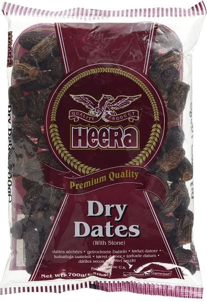 Heera Dried Dates 700g x 6 Ny pris