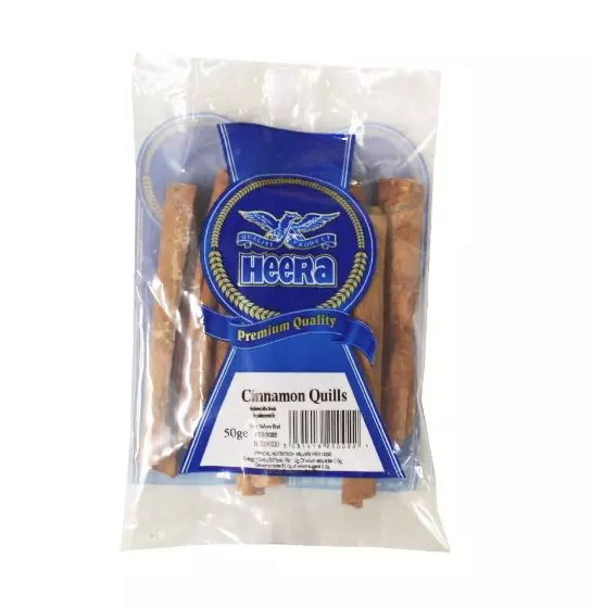 Heera Cinnamon Quills (Whole) 50g x 20 - Ny Ankomst 12.09.25