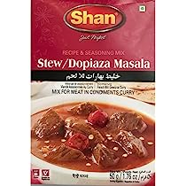 Shan Stew/Dopiaza Curry 50g x 12 Best Før Nov 23