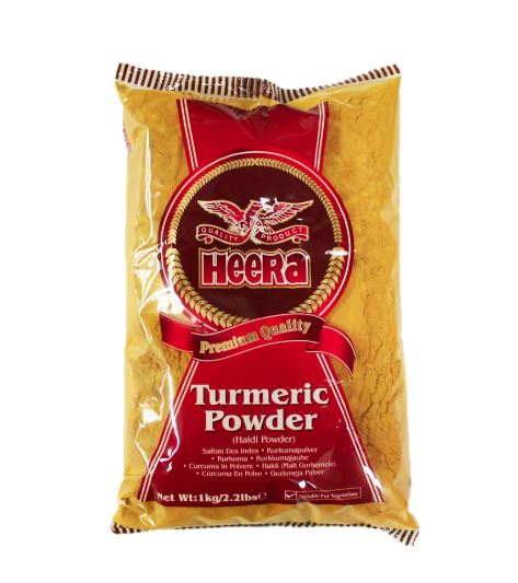 Heera Haldi Powder 1kg x 6 - Ny ankomst 17-07-25