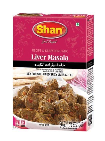 Shan Liver Curry Mix 50g x 12 Best Før Nov 23