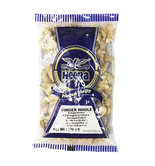 Heera Ginger Whole Dried 300g x 10 - Ny Ankomst 19.07.25