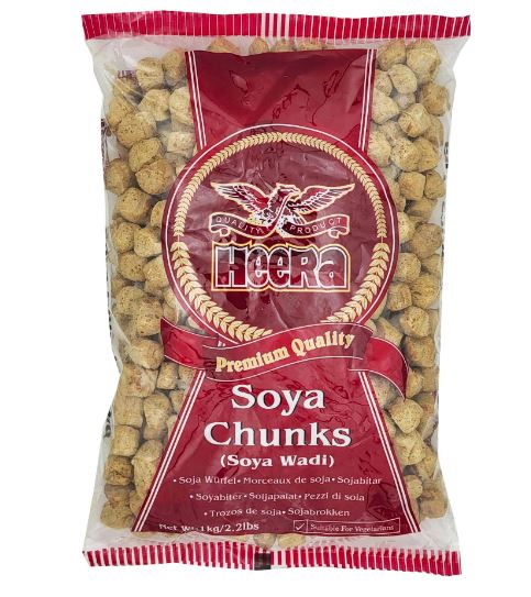 Heera Soya Chunks 1Kg x 6 - Lavpris