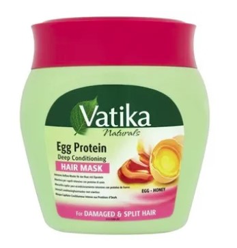 Vatika Hair Mask Egg Protein 500ml x 3 - Ny Pris
