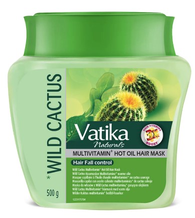 Vatika Hair Mask Cactus 500ml x 3 - Ny Pris