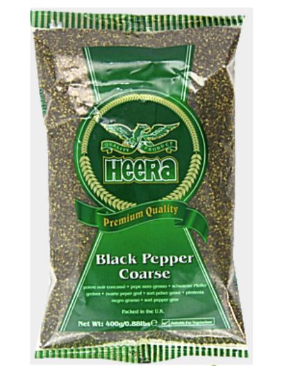 Heera Black Pepper Coarse 400g x 10