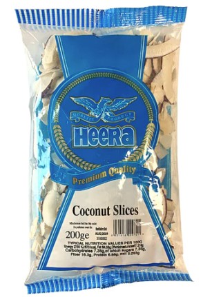 Heera Coconut Slice 200g x 10 Nyhet!