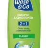 Wash & Go Shampoo 2 IN 1 Classic 200ml x 9 - Ny Ankomst 25.08