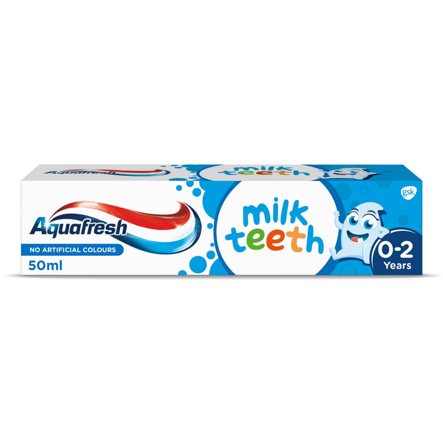 Aquafresh Toothpaste Milk Teeth 0-2 Years 50ml x 12