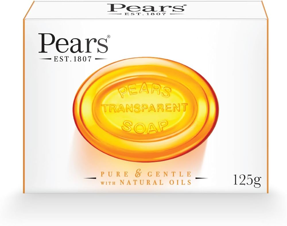 Pears Soap Transparent Amber (Yellow) 125g x 12 - Ny Ankomst 25.08