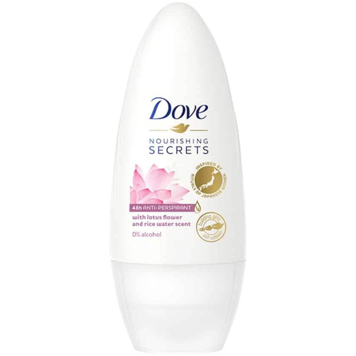 Dove Roll On Lotus Flower & Ricewater 50ml x 6 - Ny Ankomst 25.08