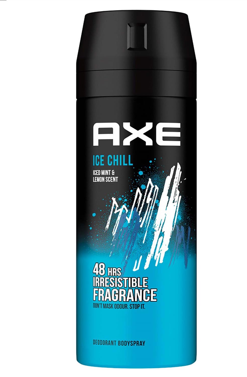 Axe Body Spray Ice Chill 150ml x 6 - Ny Ankomst!