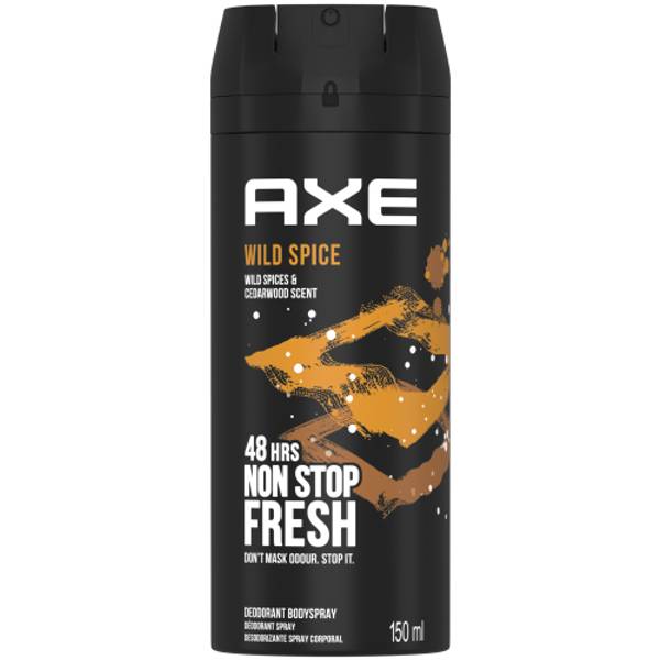 Axe Body Spray Wild Spice 150ml x 6 - Ny Ankomst!