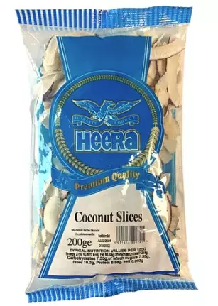 Heera Coconut Slice 200g x 10 - Ny Ankomst 22.11.24