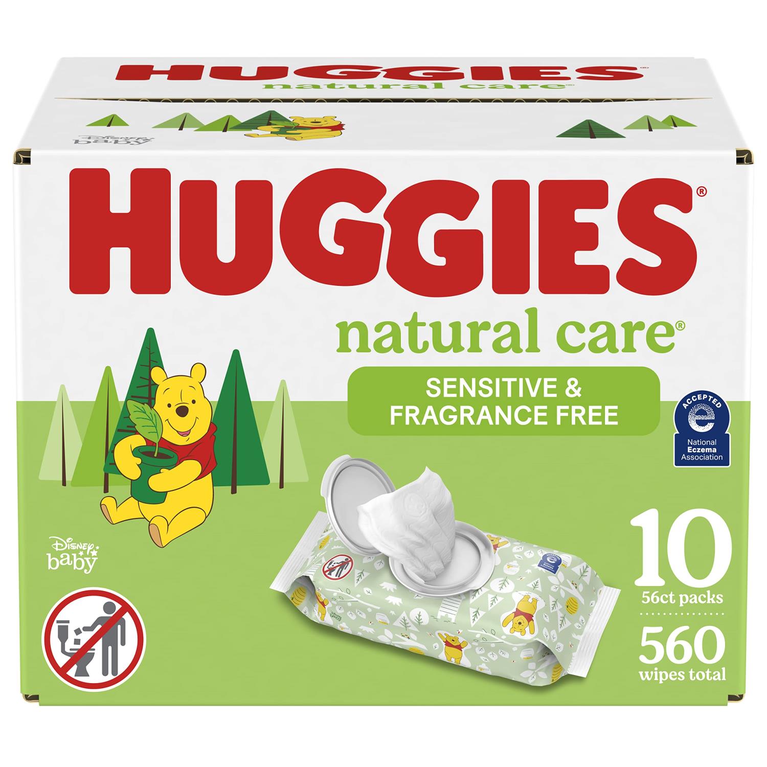 Huggies Baby Natural Care 56stk x 10