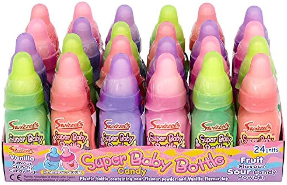 Swizzels Super Baby Bottle Candy x 24 - Ny Ankomst 13.06.25