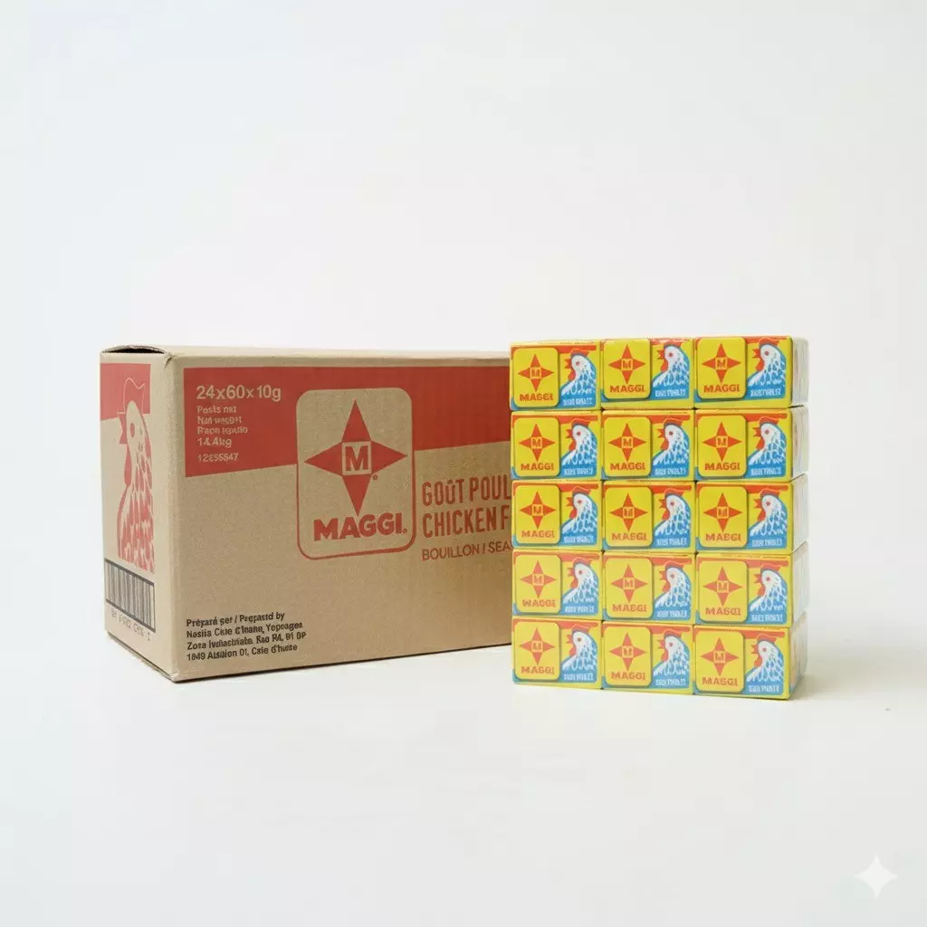 Maggi Halal Chicken Poulet - BOUILLON (60 x 10g) X 24 (Etikett) - Lavpris