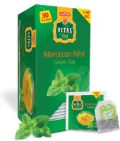 Vital Green Tea Moroccan Mint 30 poser x 12 (Meget God Te) - Lavpris!