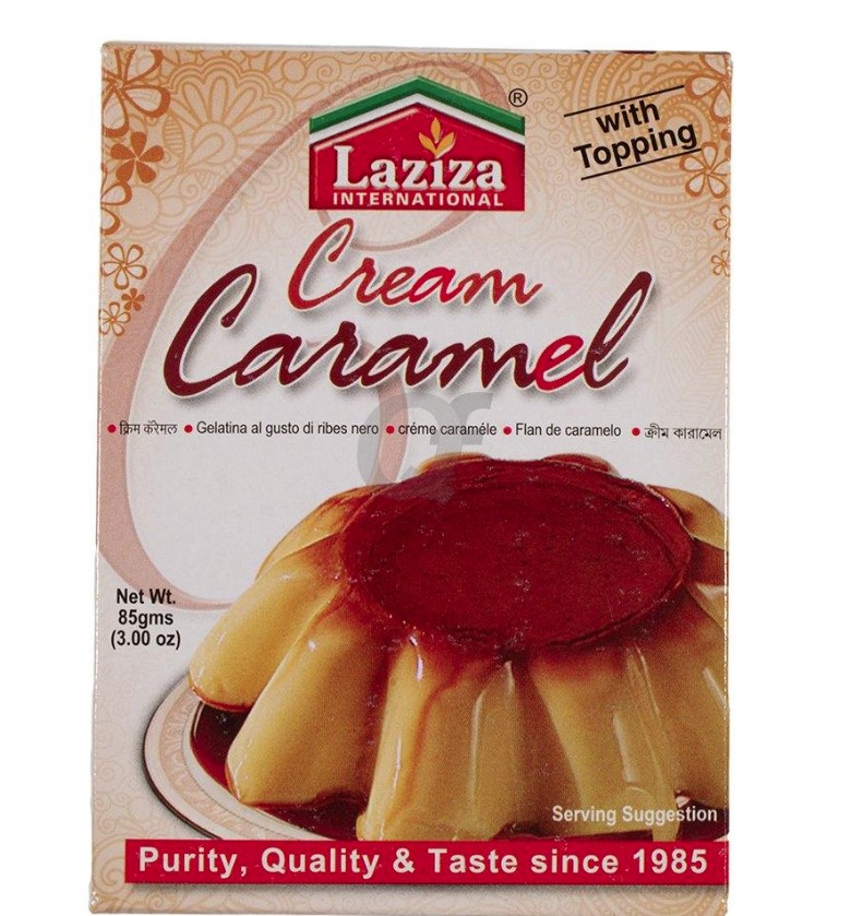 Laziza Cream Caramel 85g x 6 - Ny Ankomst Sept. 23