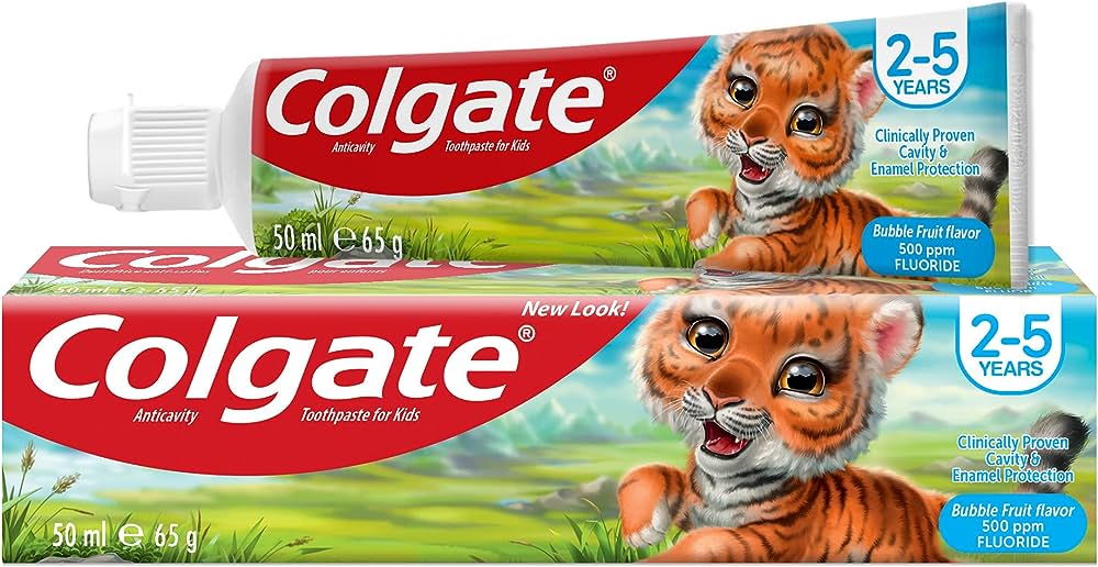 Colgate Toothpaste Junior 2-5 Years Bubblefruit 50ml x 12- Ny Ankomst 26.09