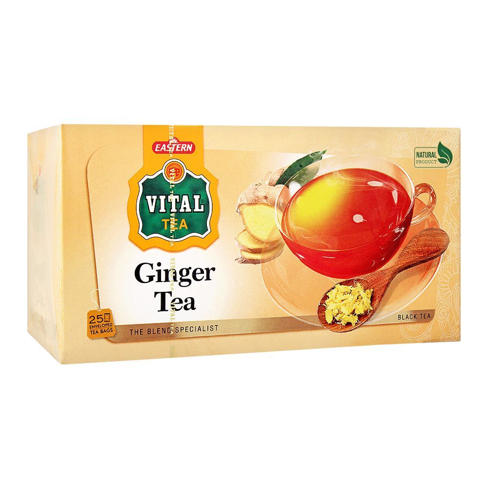 Vital Ginger Tea 25 poser x 12 - Ny Ankomst 25.09