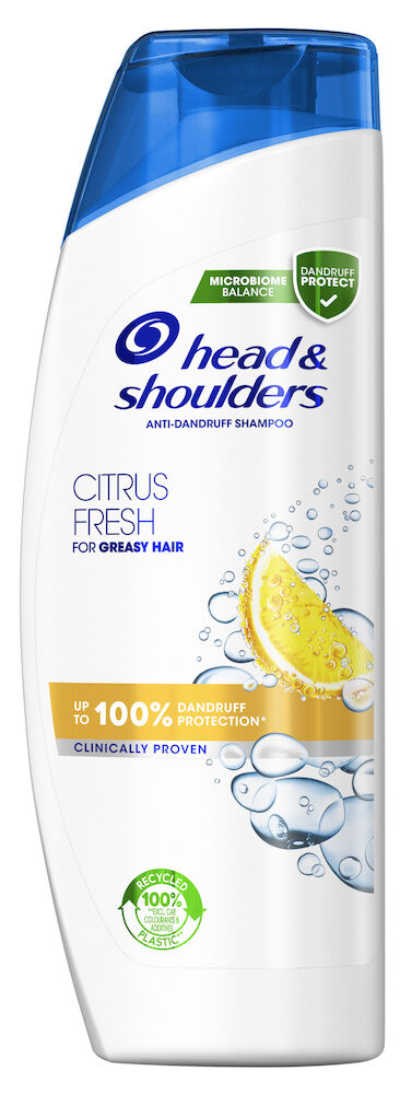 Head & Shoulders Shampoo Citrus Fresh 400ml x 6- Ny Ankomst 26.09