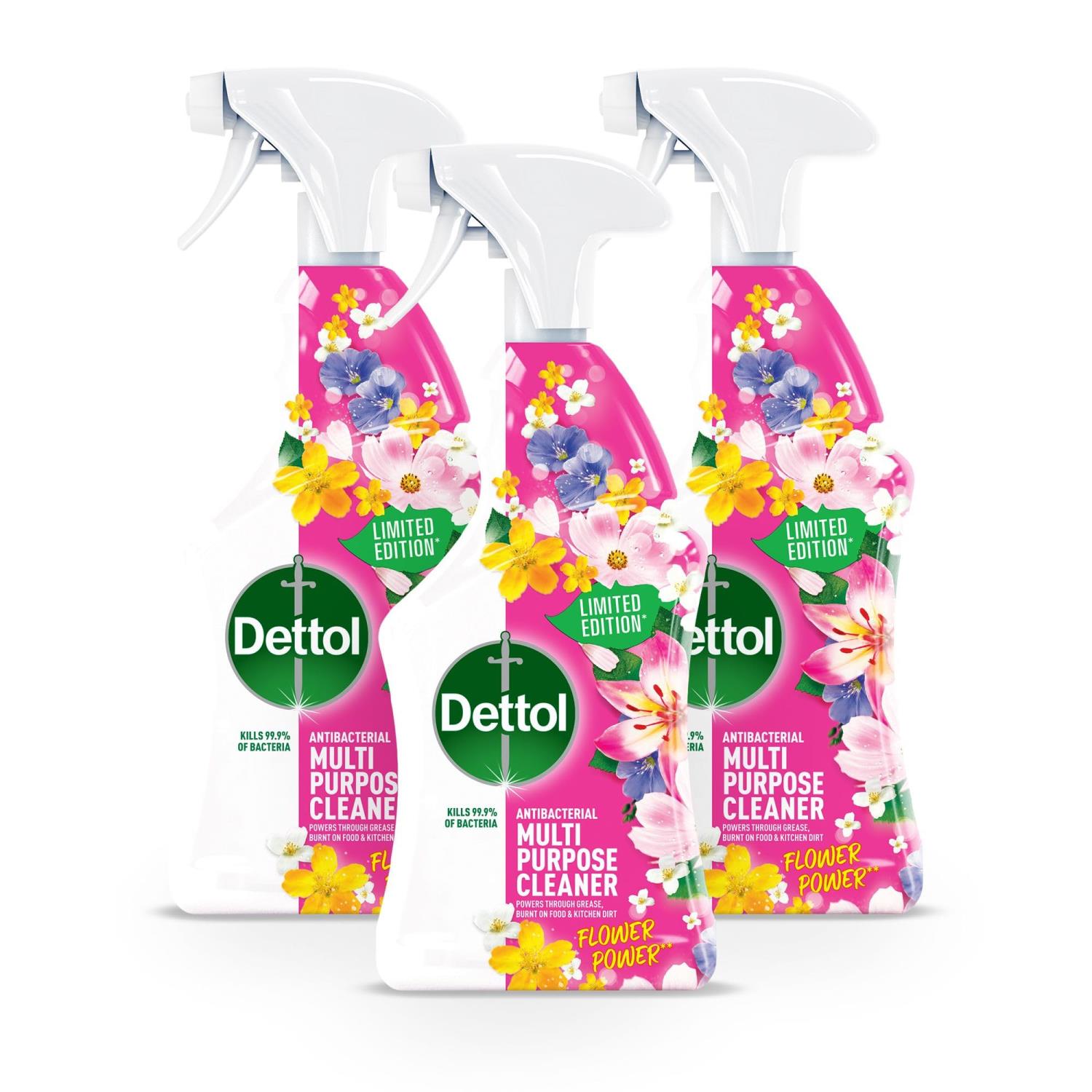 Dettol Multi Purpose Flower Spray 750ml x 6 - Ny Ankomst 20.09
