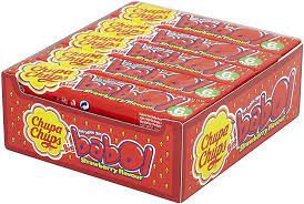 Chupa Chups Babol Strawberry Chewing Gum 27,6g x 20 - Ny Ankomst 20.08.24