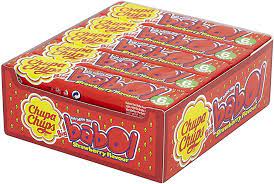 Chupa Chups Babol Strawberry Chewing Gum 27,6g x 20 - Nyhet 25.09.23