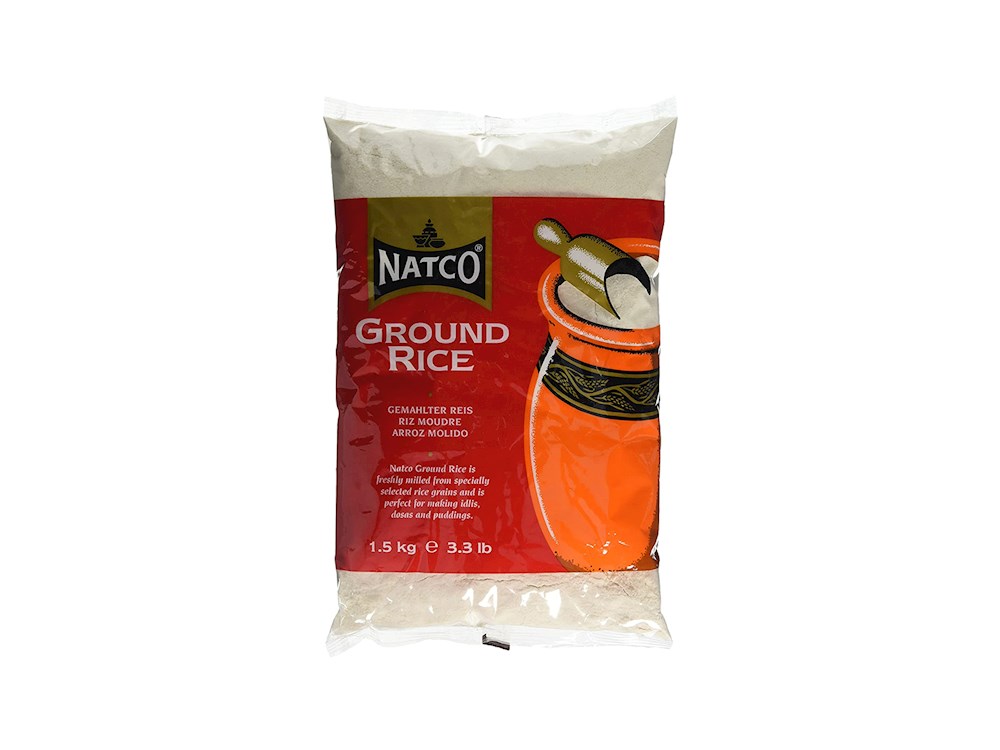Natco Rice Ground 1,5kg x 6 - Ny Ankomst 05.03