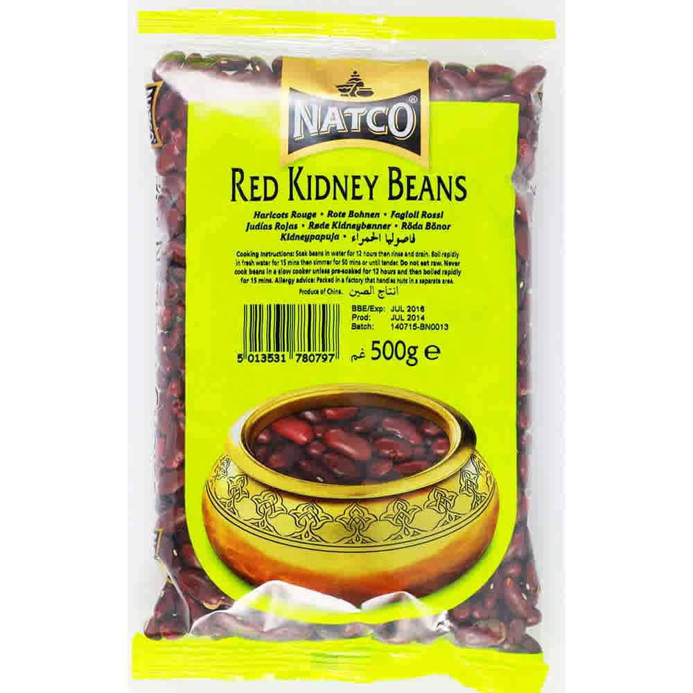 Natco Red Kidney Beans 500g x 20 - Ny Ankomst 03.11