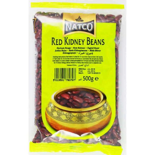 Natco Red Kidney Beans 500g x 20- Ny Ankomst 14.05.25