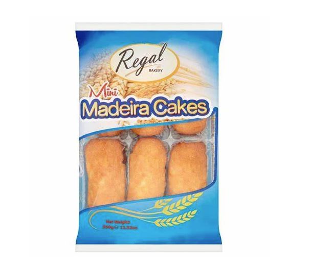 Regal Mini Madeira Cakes 350g x 12 - Nyhet 30.11