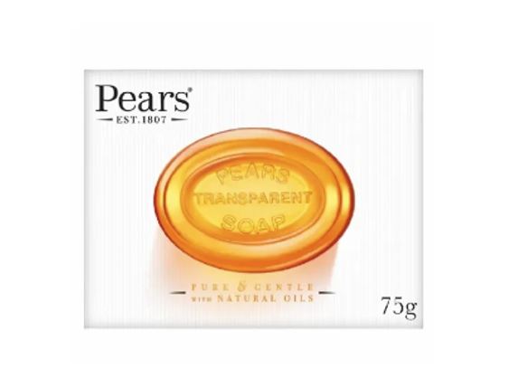 Pears Soap Transparent Amber (Yellow) 75g x 12 - Ny Ankomst 10.11