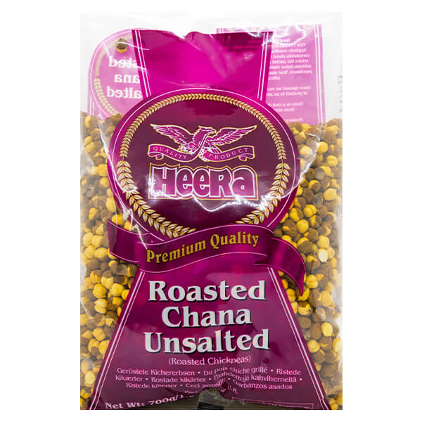 Heera Roasted Plain Chana (Pink) 700g x 6 - Ny Ankomst 12.02.25