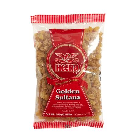 Heera Golden Sultanas 250g x 20 - Ny Ankomst 28.12.24