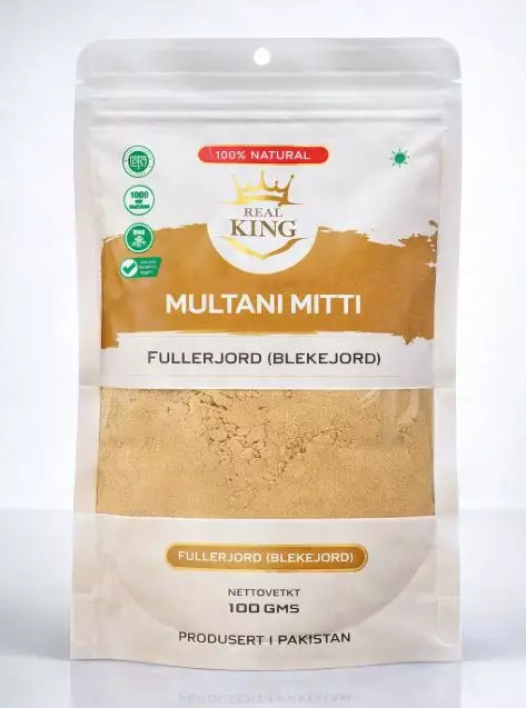 Real King Multani Matti (Blekejord) 100g x 10 - Ny Ankomst 11.12.25