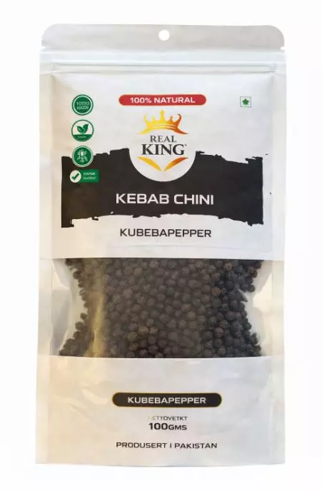 Real King Kebab Chini (Kubebapepper) 50g x 10 - Ny Ankomst 11.12.25