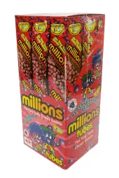 Millions Tubes Blackcurrant x 12 - Ny Ankomst