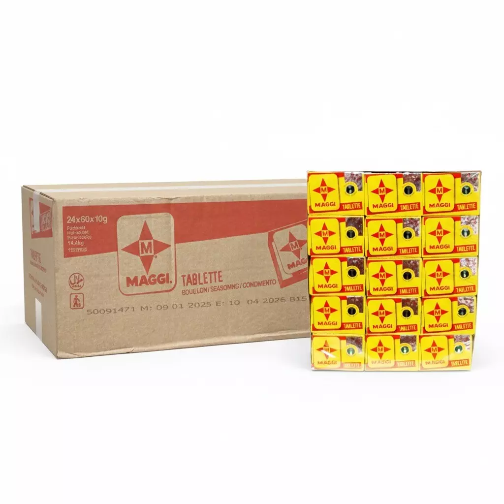 Maggi Halal Artif.Flav. Buljong-Tablette (10g x 60) x 24 (Etikett) - Lavpris