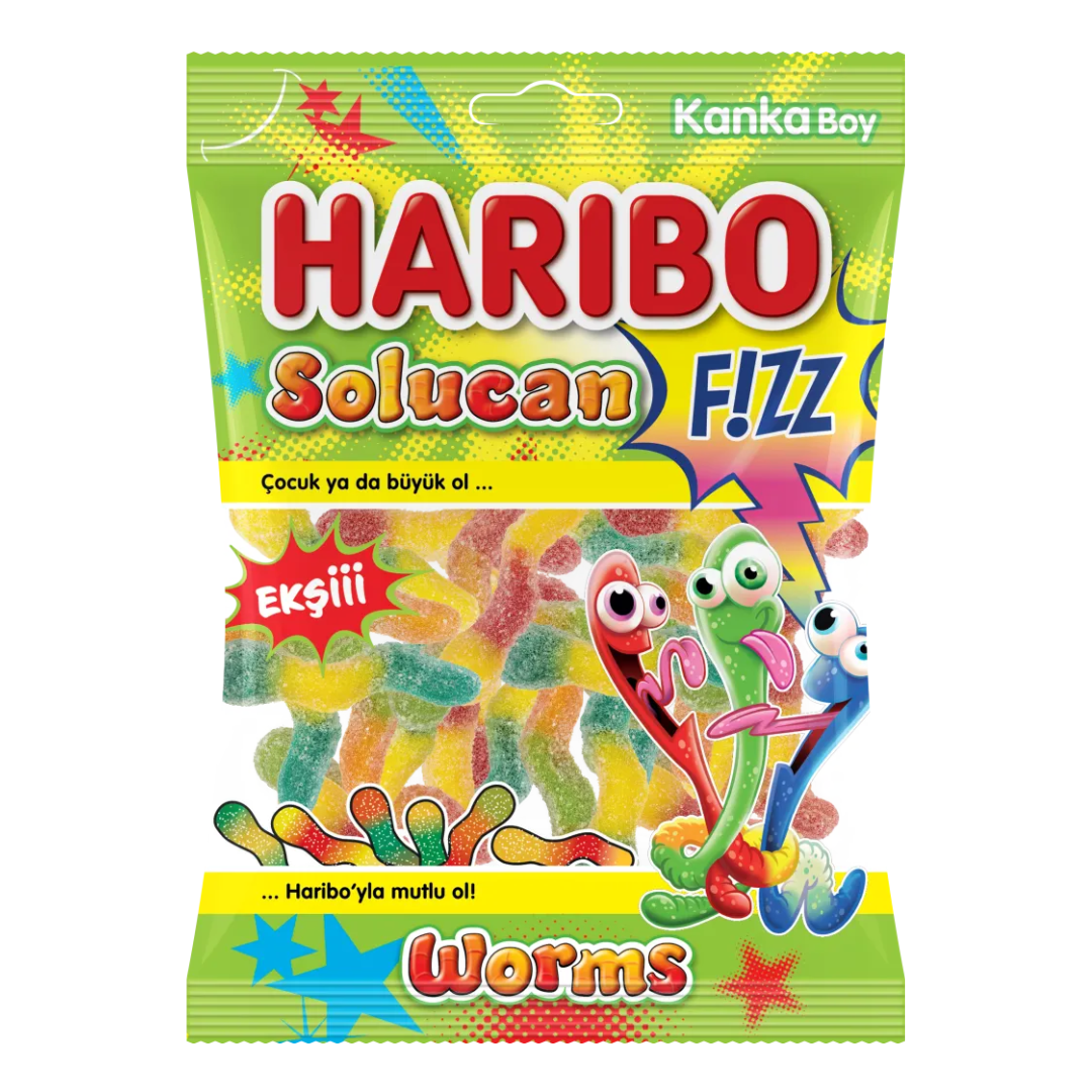 Haribo Eksii Solcan 70g x 24 - Ny Ankomst 05.05.25