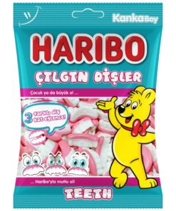 Haribo Teeth 80g x 24 - Ny Ankomst 27.06.25