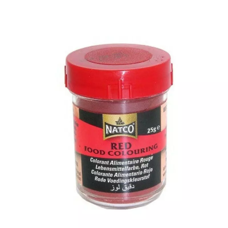 Natco Food Colour Red 25g x 12