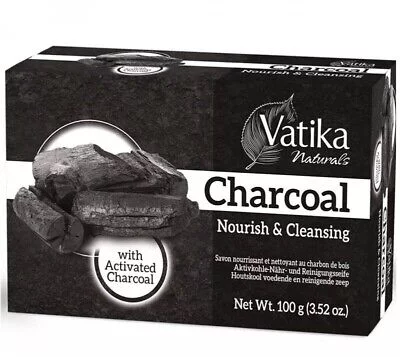 Vatika Soap Charcoal 100g x 6 - Ny Ankomst 23.09.25