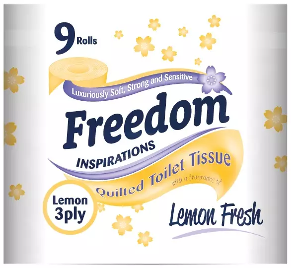 Freedom Toilet Rolls 9stk x 5 - Ny Ankomst 23.09.25