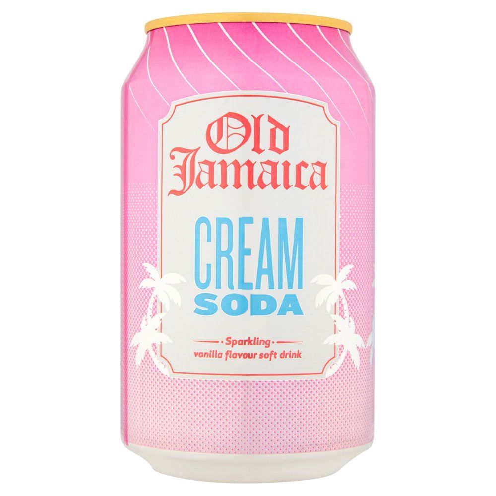 Old Jamaica Cream Soda 330ml x 24 - Ny Ankomst 14.03 (Husk E)