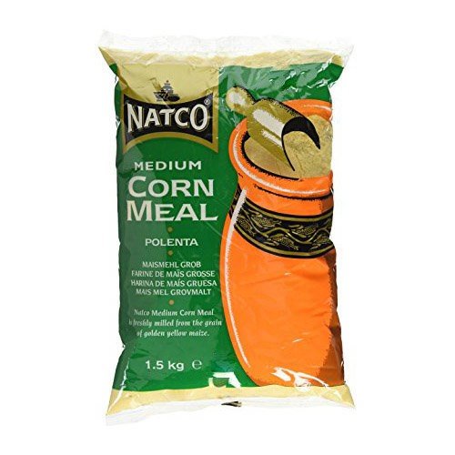 Natco Cornmeal Medium 1,5Kg x 6 - Ny Ankomst 05.03
