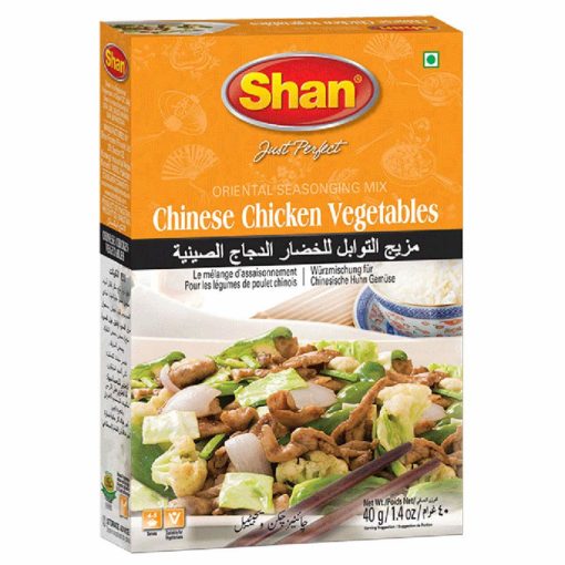 Shan Chinese Chicken Veg 40g x 12- TILBUD Best Før 03.06.24