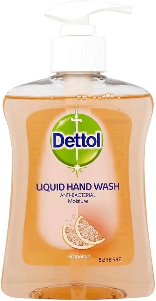 Dettol Handwash Moisture Grapefruit 250ml x 6 - Ny Ankomst 18.04